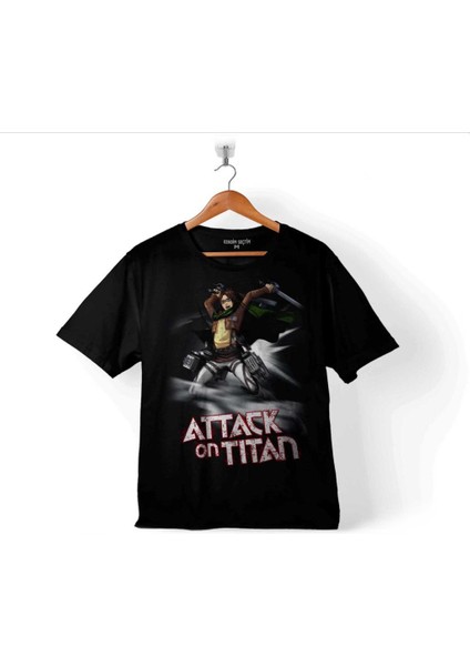 Attack On Tıtan Titana Saldırı Manga Anime 2 Çocuk Tişört