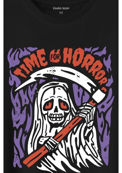 Horror Minimal Funny Kara Komik Korku Urban Baskılı Tişört T-Shirt fiyatları