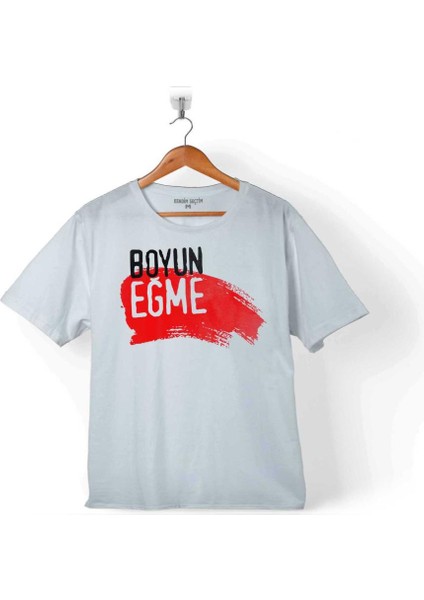 Boyun Eğme Diren Gezi Eylem Direniş Protesto Çocuk Tişört Beyaz