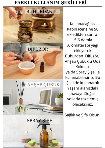 Relax Set 3’lü Uçucu Yağ Aromaterapi Set %100 Saf Ada Çayı Yağı, Nane Yağı, Lavanta Yağı