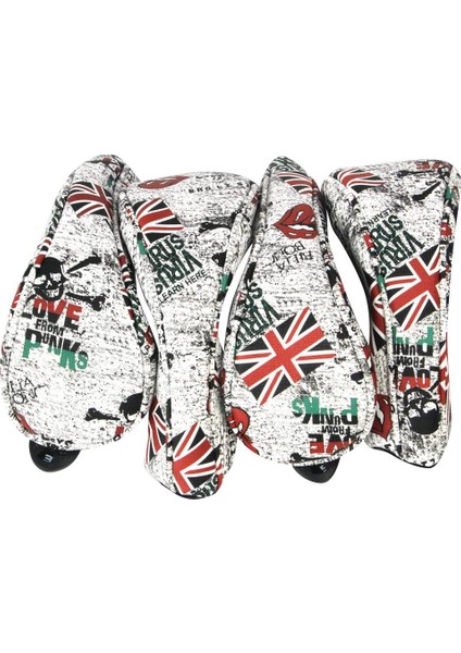 4pcs Dayanıklı Golf Ahşap Sürücüsü Headcover Head Koruyucu Kapak Kollu Kalın(Yurt Dışından) fiyatları