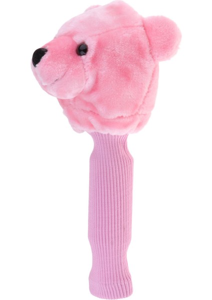 Otantik Ayı Golf Fairway Woods Headcover Büyük Peluş No.3 5 Kafa Kapağı