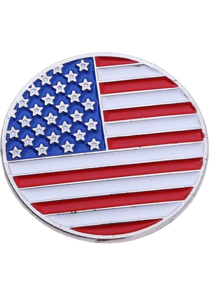 Golf Topu Işaretleri Golf Vizörü ve Divot Araçları Için Amerikan Bayrak Kalıpları fiyatları