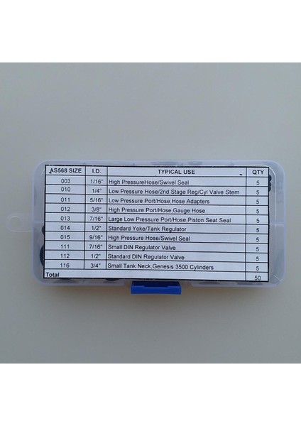 Bcd Regülatör Hortumları Için 50X Tüplü Dalış Kiti Evrensel Dalış Ekipmanı