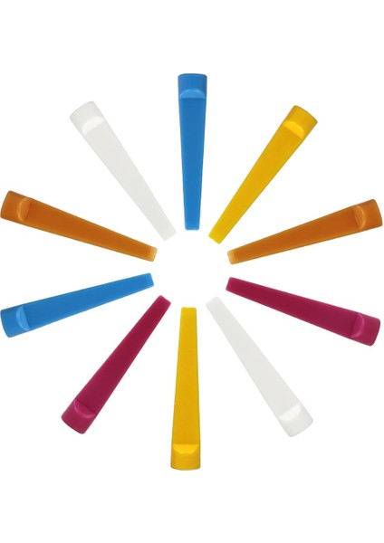 10PCS 70MM Golf Kama Tee Tee Plastik Uygulama Aracı Toplu