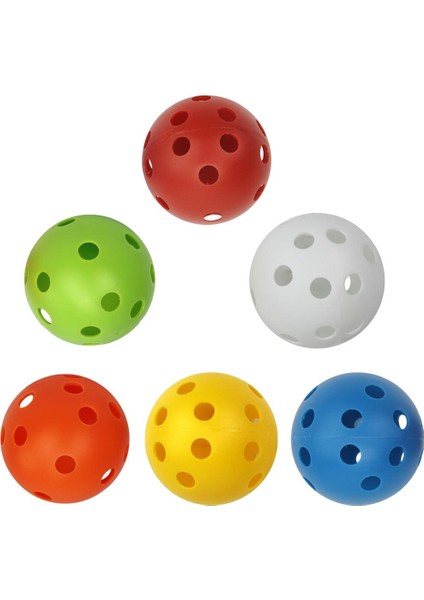 Golf Topları Plastik Pratik Içi Boş Toplar Evcil Hayvanlar Için Eğlenceli 6 Paket