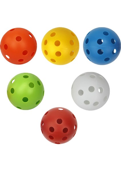 Golf Topları Plastik Pratik Içi Boş Toplar Evcil Hayvanlar Için Eğlenceli 6 Paket