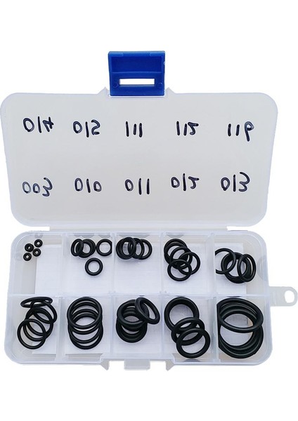 50PCS Scuba Nitrox O-Ring Kiti 10 Boyutlar 70 Duro Dalış Dişli Hortumları Tank Valfı