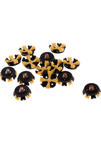 14PCS Metal Iplik Yumuşak Kauçuk Yedek Sivri Uçlar Cleats Seti