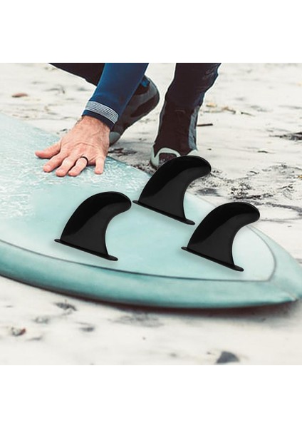 3x Yedek Plastik Yumuşak Üst Sörf Tahtası +6 Vidalar Siyah8 fiyatları