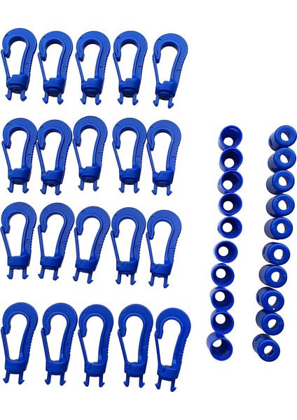 20PCS/SET Elastik Bungee Ip Şok Kablosu