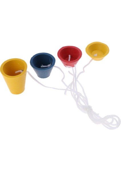 4 Adet Farklı Kauçuk Yüksekliğinde Golf Tees Golf Trail Tracing Winter Için