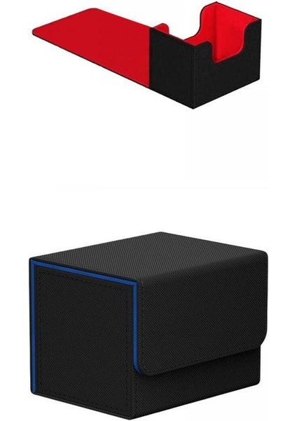 2 Adet Ticaret Kartı Güverte Kutusu Ekran Tcg Için Organizatör Tutar