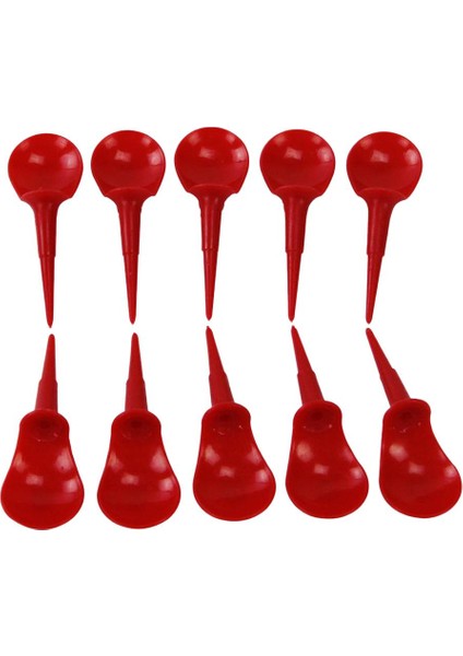 10X Plastik Sandalye Golf Tee Açık Golf Topu Tutucu Tırnak Kırmızı
