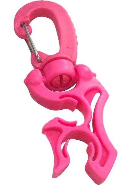 Scuba Dalış Dalış Hortum Klipsi Tutucu Regülatörü Ahtapot Tutucu Bcd Klips Kanca Pembe