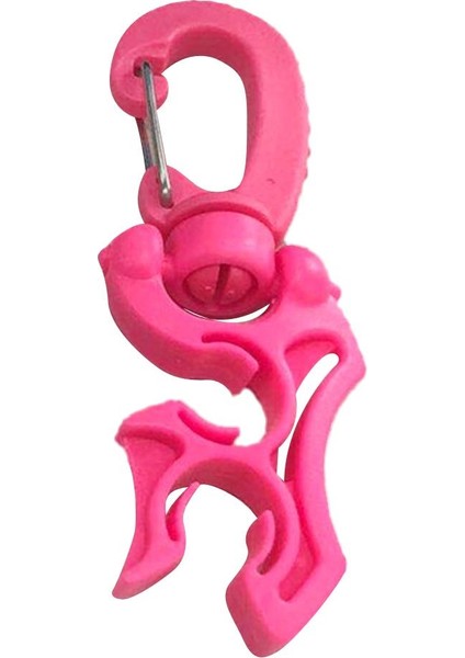 Scuba Dalış Dalış Hortum Klipsi Tutucu Regülatörü Ahtapot Tutucu Bcd Klips Kanca Pembe