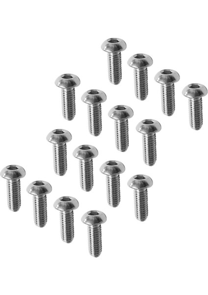 12PCS M6 Paslanmaz Çelik Düğmesi Baş Vidalı Cıvata Kayak Pad Göz Aktarma(Yurt Dışından)