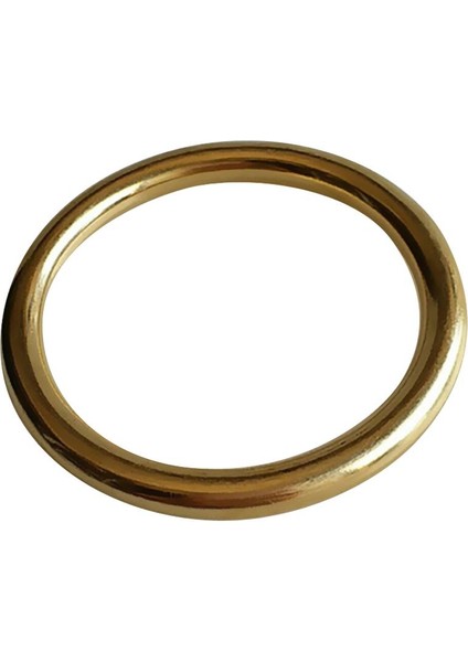 Metal Yüzük Yuvarlak Yüzük Pirinç O-Rings Ø 5.1cm Kayış Kayışları Için