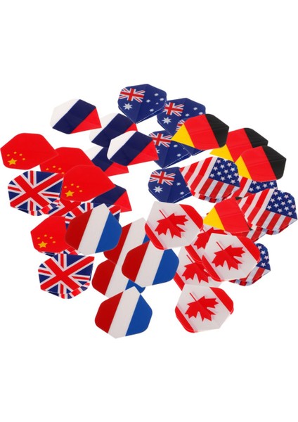 40PCS Profesyonel Dayanıklı Uçuşlar Kuyruk Ekstra Güçlü Sabit Dart(Yurt Dışından)