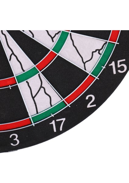 Dart Tahtası 15 Inç Çift Taraflı Ev Kapalı Oyun 6 Bar Pub Için Pirinç Dart