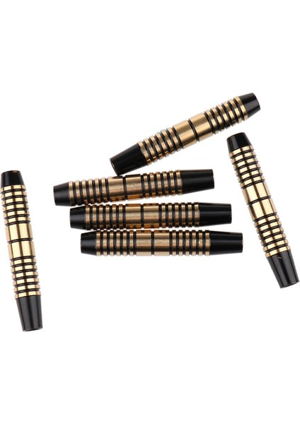 6 Paket Dart Fıçısı Değiştirme, 16 Gram - Yumuşak/çelik Dart ve 6pcs Altın Siyah Için Harika