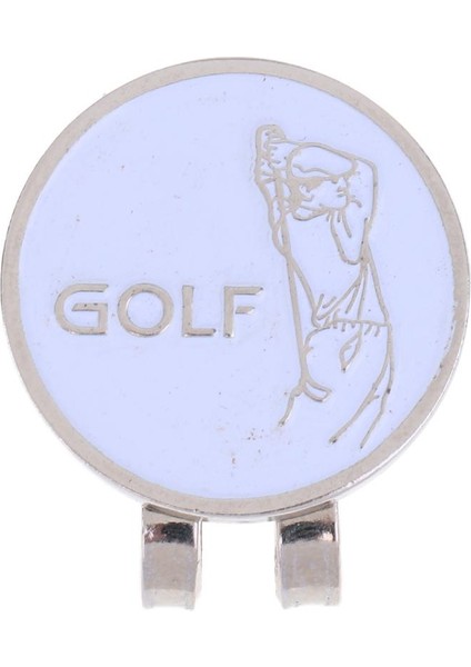 Dayanıklı Golfçü Desen Manyetik Şapka Klips Golf Top Işaretleyici Vizörü fiyatları