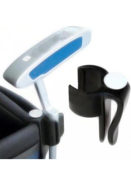 2pcs Golf Kulübü Çanta Klipsi, Top Işaretleyicisi ile Organizatör Koyma Putter Kelepçesi fiyatları