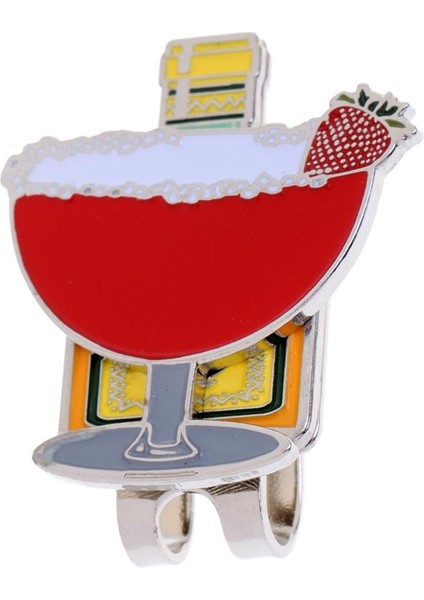 Sağlam Içme Fincanı Manyetik Şapka Klips Golf Topu Işaretçisi Klipsli Vizör modelleri