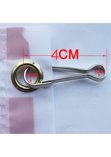4 Adet Paslanmaz Çelik Mini Çıtçıt, Kuşu Uzunluğunda: 4cm - Bayrak Direği(Yurt Dışından) indirimleri