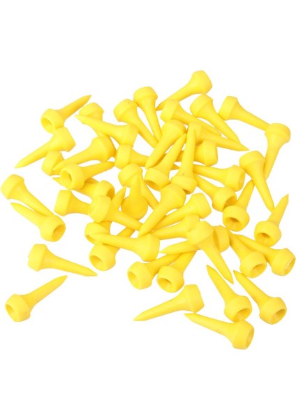 100 Adet Küçük Sarı Plastik Golf Profesyonel Tees Aracı 35MM fiyatları