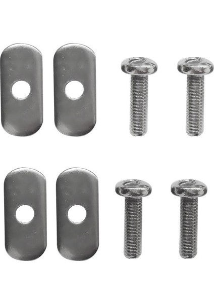 4 Set Paslanmaz Çelik Vida ve Kayık Izi/ Ray Için Oval Somun Donanımı fiyatları