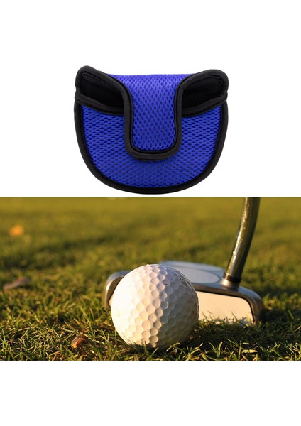 3x Golf Putter Mallet Cover Golfçü Unisex Hediyeleri Için Başlık Kulüpleri Koru fırsatları