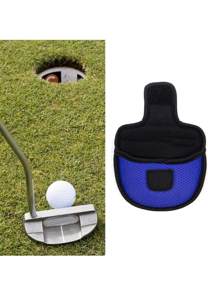 3x Golf Putter Mallet Cover Golfçü Unisex Hediyeleri Için Başlık Kulüpleri Koru indirimleri