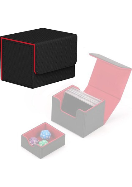 3x Premium Kart Güverte Kutusu Depolama, Mtg Kartı Için 100 Kart Organizatörü Tutar(Yurt Dışından) modelleri