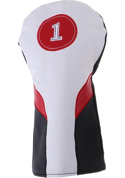 Sports Golf Club Headcover 460CC Sürücü. 1 3 (Beyaz 1+Beyaz)