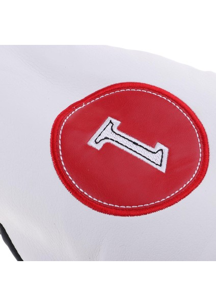 Sports Golf Club Headcover 460CC Sürücü. 1 3 (Beyaz 1+Beyaz)