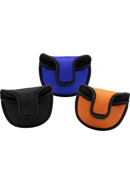 3x Taşınabilir Golf Putter Mallet Kapak Putter Koruyucu Headcover Hediyesi