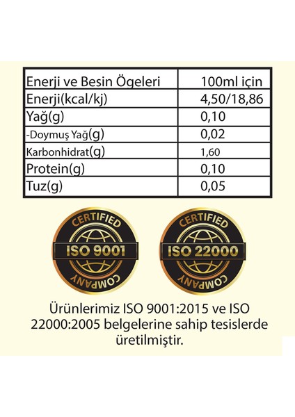 Buğday Çimi Sirkesi Doğal Fermantasyon İçilebilir Katkısız Cam Şişe 3 x 500 ml