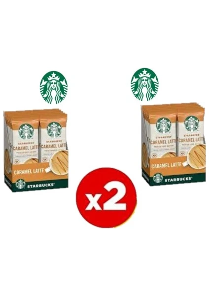 Caramel Latte Premium Serisi 20 Adet x 21,5 gr Granül Kahve Yeni