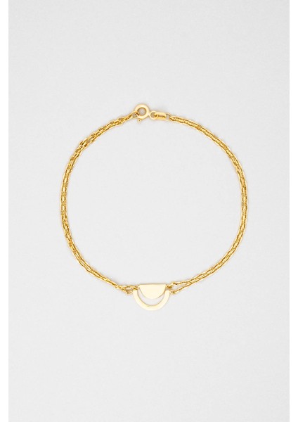 14 Ayar Sarı Altın Bileklik