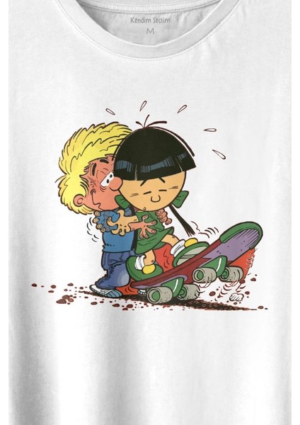 Cedric Chen Cauvin Skate Baskılı Tişört T-Shirt fiyatları