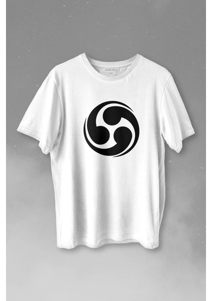 Orochimaru Rajin Logo Susake Unchia Symbol Baskılı Tişört T-Shirt Beyaz