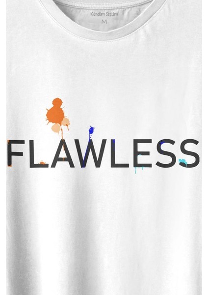 Flawless Finishing Touch Logo Baskılı Tişört T-Shirt Beyaz fiyatları