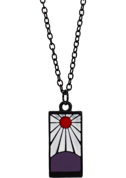 Demon Slayer Anime Kolye Kimetsu No Yaiba Blade Ghost Siyah Kolye