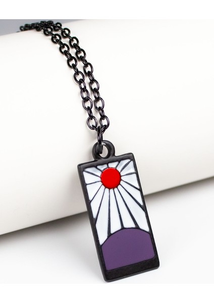 Demon Slayer Anime Kolye Kimetsu No Yaiba Blade Ghost Siyah Kolye fiyatları