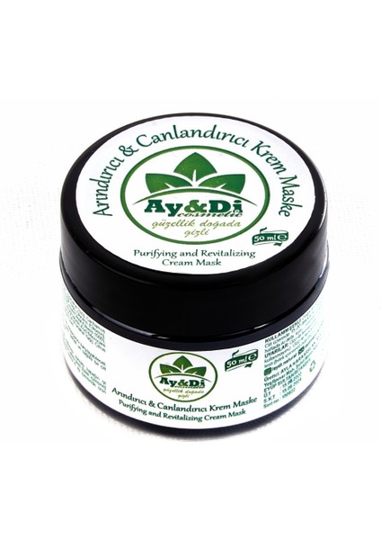 CİLT YENİLEYİCİ ANTİAGİNG KREM MASKE (Spirulina, Kaolin kil)