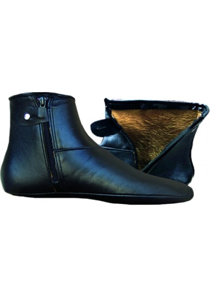 Mest - Kışlık Mest - Koyun Derisi Mest - Fermuarlı Kürklü Geniş Boğaz Mest - 43 Numara