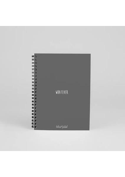 N024 A5 Tasarım Spiralli Defter - Whatever