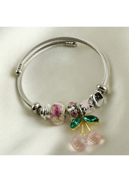 Kiraz Figürlü Bileklik