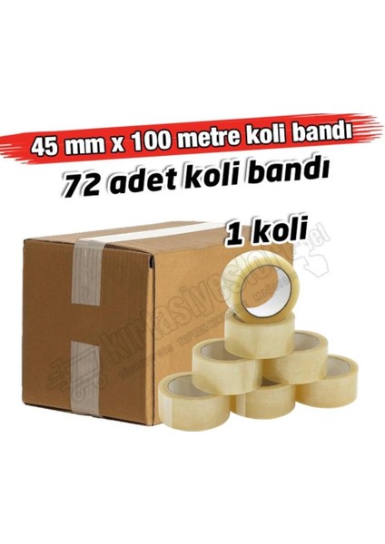 Şeffaf Koli Bandı 45X100